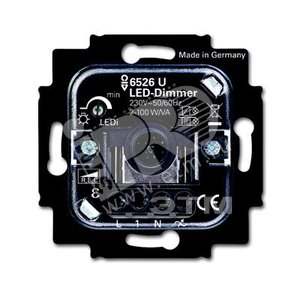 Механизм светорегулятора LED, клавишный, 2-100 Вт/ВА | 6512-0-0323 | 2CKA006512A0323 | ABB - ABB
