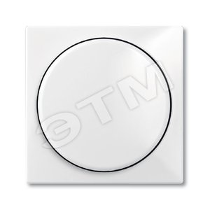 ABB Basic 55 Альп. белый Накладка светорегулятора поворотного для механизмов диммеров BJE | 6599-0-2928  | 2CKA006599A2928 | ABB - ABB