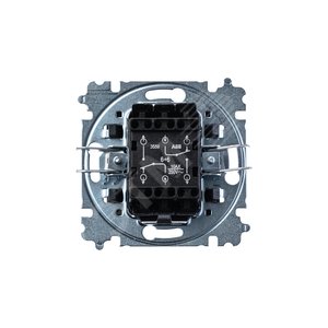 ABB Levit Белый / дымчатый чёрный Переключатель 2-кл. | 3559H-A52445 62W | 2CHH595245A6062 | ABB - фото 5