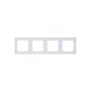 ABB Levit Белый / белый Рамка 4-ая | 3901H-A05040 03W | 2CHH015040A6003 | ABB - фото 5