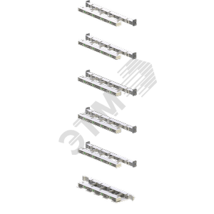 Шинодержатель верт.DBB 2000A для XR Н8 | PVH20VM6 | ABB 2