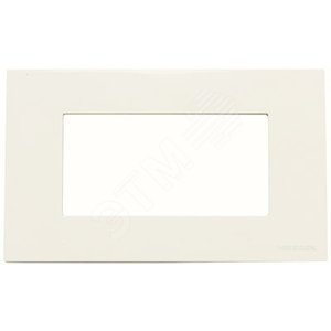 ABB Zenit Альп. белый Рамка итальянский стандарт на 4 мод | N2474 BL  | 2CLA247400N1101 | ABB - фото 2