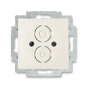 Плата центр. с суппортом для разъёмов с резьбовым креплением М16х0.75, серия solo/future, цвет savanne/сл. кость | 1710-0-3655  | 2CKA001710A3655 | AB 2