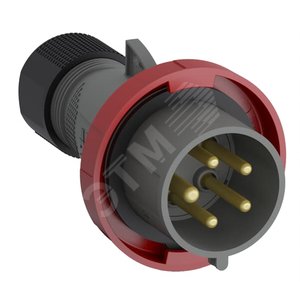 Вилка каб.  416EP3W, 16А, 3P+N+E, IP67, 3ч 2