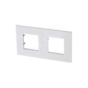 ABB Zenit Альп. белый Рамка 2-я (2+2 мод) | N2272 BL | 2CLA227200N1101 | ABB - фото 2