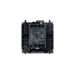 ABB Zenit Альп. белый Выключатель 1-клавишный (2 мод) | N2201 BL  | 2CLA220100N1101 | ABB - фото 4