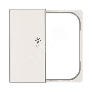 SRL-2-L-85BL Клавиша двойная левая free@home, SKY, освещение, белая (SRL-2-L-85BL) - фото 2