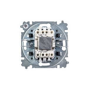 ABB Levit Белый / дымчатый чёрный Выключатель 1-кл. с подсветкой | 3559H-A01446 62W | 2CHH590146A6062 | ABB - фото 3