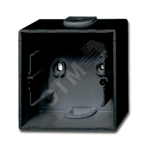 ABB Basic 55 Шато (чёрный) Коробка для открытого монтажа, 1-постовая | 1799-0-0965  | 2CKA001799A0965 | ABB - фото 2