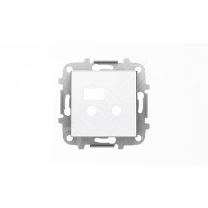 Накладка для механизма медиа-комбайна арт.9368.3, серия SKY, цвет альпийский белый|2CLA856830A1101| ABB 2