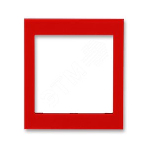 Накладка на рамку ABB Levit 55х55 промежуточная красный (3901H-A00355 65) 2
