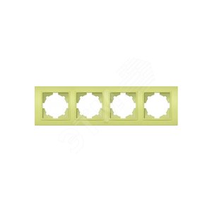 Zena оливковая рамка 4 постовая
