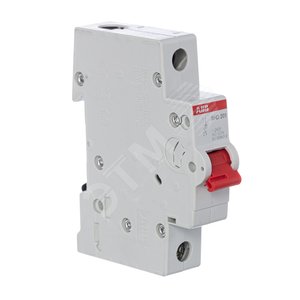 Рубильник 1п SHD201/25 рычаг красный (SHD201/25) 3