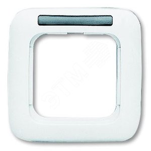 Рамка 1-постовая, с полем для надписи, серия Reflex SI, цвет альпийский белый | 1754-0-4496 | 2CKA001754A4496 | ABB 2