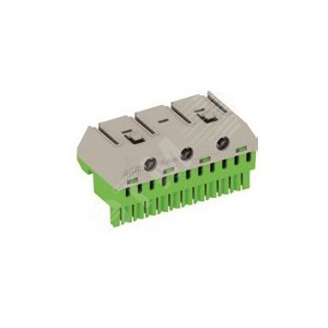 Клеммник самозажимной PE 11x4+3x25мм ZK113G|1SPE007715F9714| ABB - фото 2
