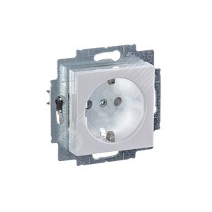 ABB Levit Жемчуг / ледяной Розетка с з/к со шторками 16А | 5520H-A03457 68W | 2CHH203457A6068 | ABB - фото 3