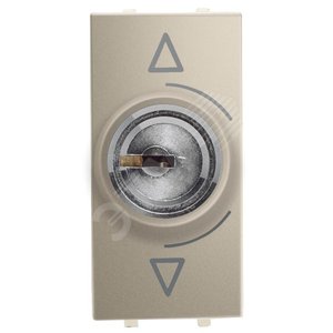 Мех-м перекл.с ключом на 3 положения, 1-мод., серия Zenit, цв. шампань 2