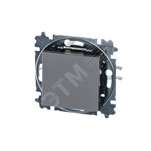 ABB Levit Сталь / дымчатый чёрный Выключатель 1-кл. | 3559H-A01445 69W | 2CHH590145A6069 | ABB - фото 2