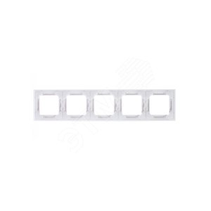 ABB Levit Белый / ледяной Рамка 5-ая | 3901H-A05050 01W | 2CHH015050A6001 | ABB - фото 5