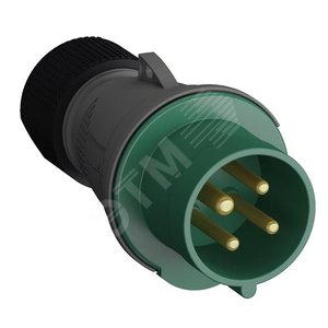 Вилка кабельная Easy&Safe 316EP2,16А,3P+E,IP44,2ч|2CMA101952R1000| ABB - ABB