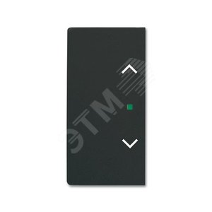 Клавиша двойная free@home, жалюзи, future, цвет чёрный бархат|6220-0-0625| ABB