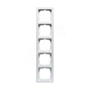 Рамка 5-постовая, серия Impressivo, белый | 1725F85-84 | 2TKA000434G1 | ABB - фото 2
