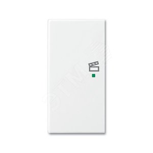 SRS-2-L-94 Клавиша двойная левая free@home, сцена, Basic 55, цвет альпийский белый (SRS-2-L-94) - ABB
