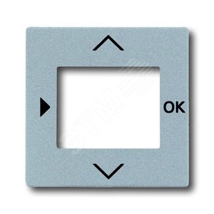 Плата центральная (накладка) для таймера 6455, 6456, серия solo/future, цвет серебристо-алюминиевый | 6430-0-0305  | 2CKA006430A0305 | ABB 2