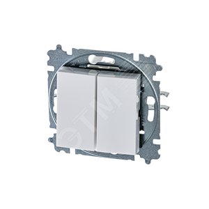 ABB Levit Белый / ледяной Выключатель 2-кл. | 3559H-A05445 01W | 2CHH590545A6001 | ABB - фото 2