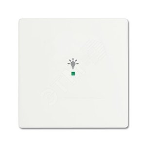 Клавиша одинарная free@home, освещение, future, цвет белый бархат|6220-0-0602| ABB - ABB