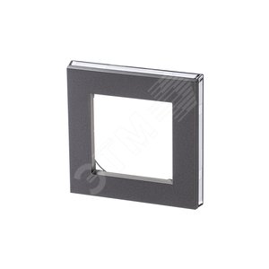 ABB Levit Сталь / дымчатый чёрный Рамка 1-ая | 3901H-A05010 69W | 2CHH015010A6069 | ABB - фото 2