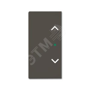 SRB-2-95 Клавиша двойная free@home, жалюзи, Basic 55, цвет chateau-black | 6220-0-0693 | 2CKA006220A0693 | ABB