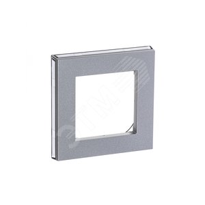 ABB Levit Серебро / дымчатый чёрный Рамка 1-ая | 3901H-A05010 70W | 2CHH015010A6070 | ABB 4