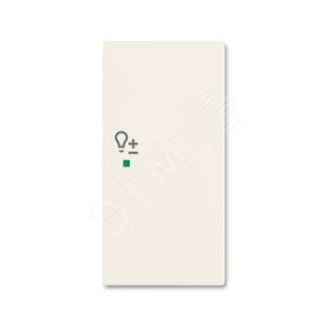 SRD-2-R-96 Клавиша двойная правая free@home, светорегулятор, Basic 55, цвет chalet-white | 6220-0-0713 | 2CKA006220A0713 | ABB