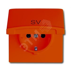 Розетка SCHUKO, 20 EUGKB-14-101, c контрольным СД, с крышкой SV, Allwetter44, IP44, оранжевая, 16А, 250В. | 2064-0-0297 | 2CKA002064A0297 | ABB - фото 2