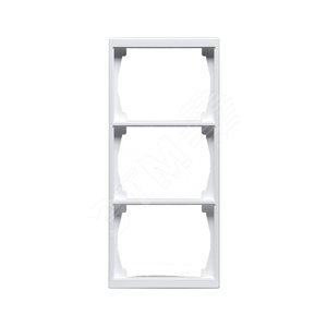 Рамка 3-постовая, 100мм серия Impressivo, белый | 1723F100-84  | 2TKA000369G1 | ABB 2