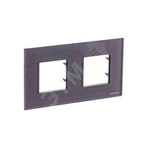 ABB Zenit Стекло Кофейное Рамка 2-я (2+2 мод) | N2272 CC  | 2CLA227200N3701 | ABB - фото 3