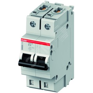 Выключатель автоматический двухполюсный S402E 8А C 6кА (S402E-C8) | 2CCS552001R0084 | ABB - фото 2