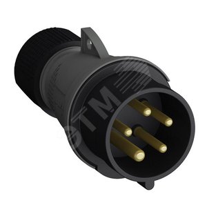 Вилка каб 16А 3P+N+E,IP44,5ч Easy&Safe - ABB