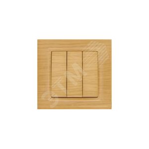 Zena без рамки береза выкл 3кл (609-012700-254) - ABB