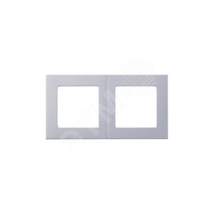 ABB Levit Серебро / дымчатый чёрный Рамка 2-ая | 3901H-A05020 70W | 2CHH015020A6070 | ABB - фото 5