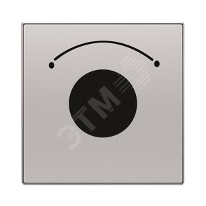 Накладка для механизма выключателя с ключом на 2 положения, серия SKY, цвет серебристый алюминий|2CLA855300A1301| ABB 2