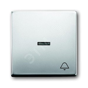 Клавиша для механизма 1-клавишного выкл./перекл./кнопки, с прозрачной линзой и символом "ЗВОНОК", серия pur/сталь | 1751-0-2959 | 2CKA001751A2959 | A 2