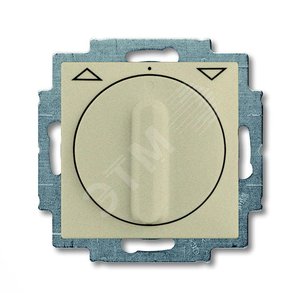 ABB Basic 55 Шампань Выключатель жалюзийный поворотный с фиксацией | 1101-0-0926  | 2CKA001101A0926 | ABB - фото 2