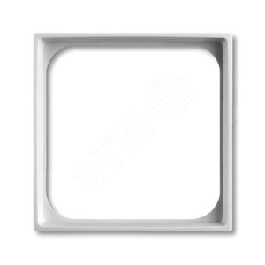 ABB Basic 55 Альп. белый Переходник для приборов 50х50 мм | 1726-0-0219  | 2CKA001726A0219 | ABB - фото 2