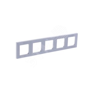 ABB Levit Серый / белый Рамка 5-ая | 3901H-A05050 16W | 2CHH015050A6016 | ABB - фото 3