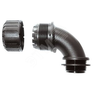 Фитинг RF, 90°, нейлон, черный, резьба M20, d20, RF20/M20/C90/BL, 10 шт. (RF20/M20/C90/BL) - фото 2