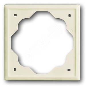 Рамка 1-постовая, серия impuls, цвет слоновая кость 2