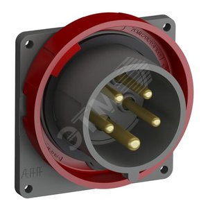 Вилка с прямым фланцем Easy&Safe 416EBU6W,16A,3P+N+E,IP67,6ч|2CMA101270R1000| ABB - фото 2