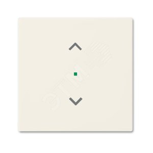 SRB-1-96 Клавиша одинарная free@home, жалюзи, Basic 55, цвет chalet-white | 6220-0-0705 | 2CKA006220A0705 | ABB 2